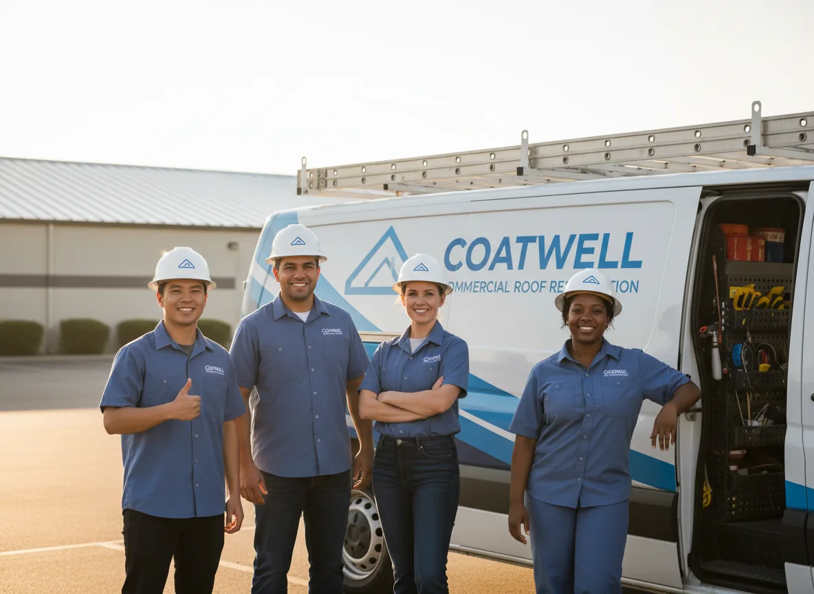 Commercial roof coating company in Brimfield, IL